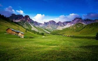 Rustic Cabin Farm Wallpaper