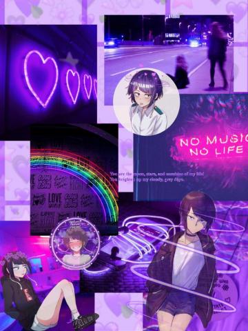 Kyoka Jiro Aesthetic Purple Wallpaper Nothinglikejk With Image