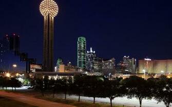 Wallpaper Dallas Skyline Reunion Tower Desktop