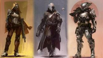 Guardian Classes Hunter Titan And Warlock Destiny Game Sci Fi HD