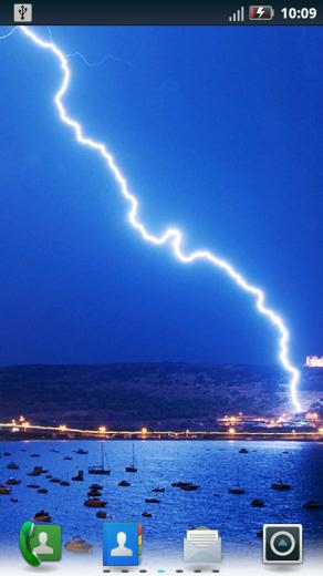 Lightning Live Wallpaper For iPhone