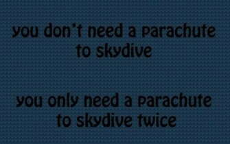 Skydiving Parachute Joke Funny Wallpaper Desktop