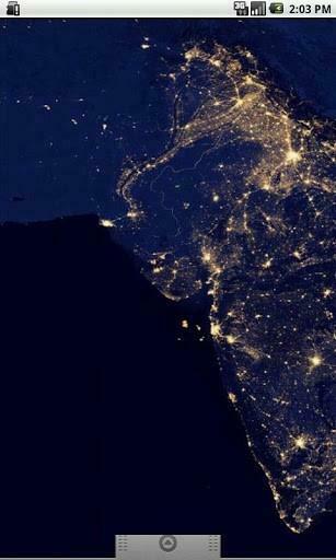 Earth At Night India Real HD Satellite Image Not Computer Enhanced