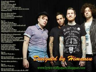 Lyrics Wallpaper Fall Out Boys Save Rock And Roll Artist
