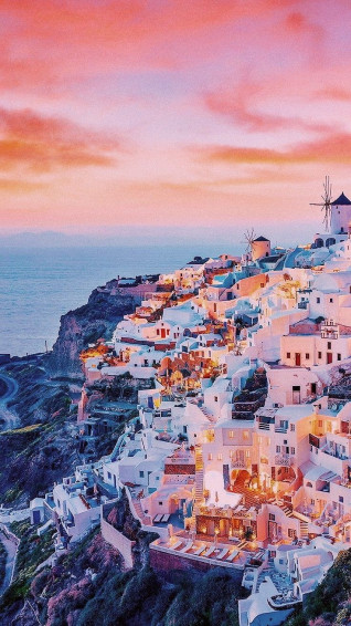 Fondo De Pantalla In Greece Landscape iPhone Wallpaper