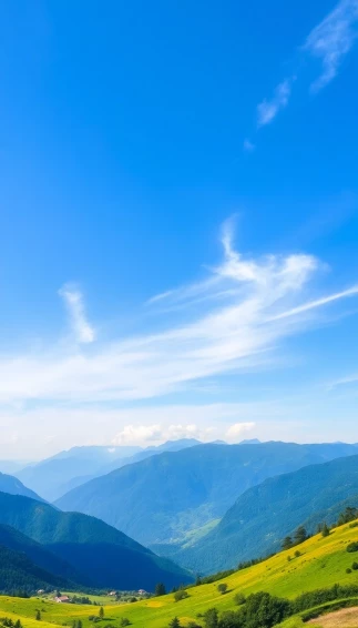 Blue Mountain Calendar Wallpaper