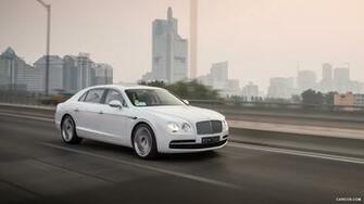 Bentley Flying Spur Glacier White Front HD Wallpaper