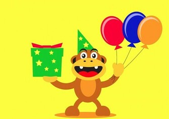 Cartoon Monkey Wallpaper