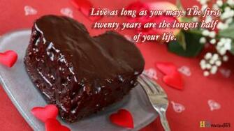 Chocolate BirtHDay Cake HD Wallpaper