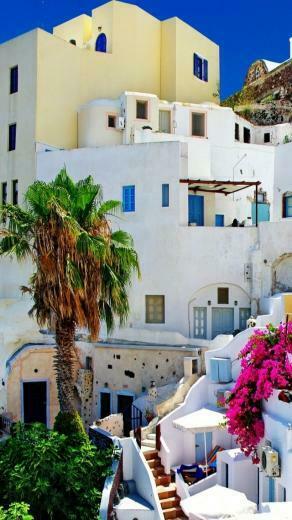 Santorini Greece Beautiful Wallpaper