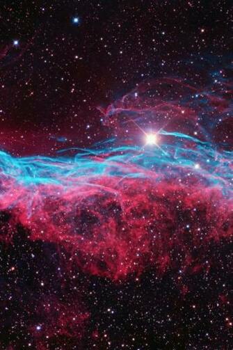 iPhone 4s Wallpaper Red Outer Space