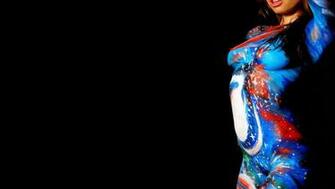 Sexy Girls Body Painting Top Wallpaper