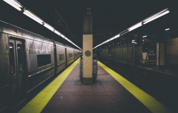 Wallpaper Lights Metro Garbage Train Station Image For