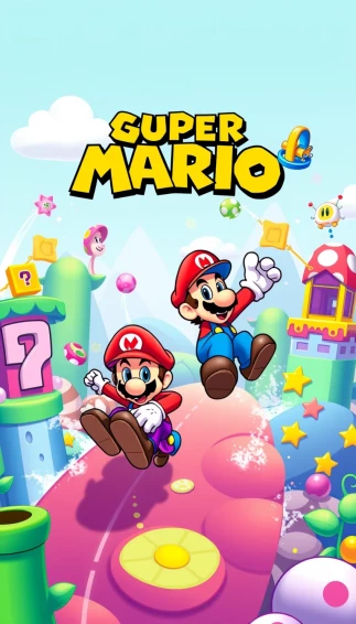Mario Bros Phone Wallpaper