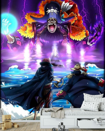 Wall Mural One Piece End Blackbeard Luffy Photo Wallpaper