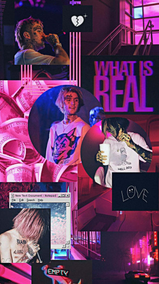 Lil Peep Background Wallpaper