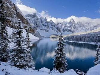 Moraine Lake Winter Canada Wallpaper Imgprix