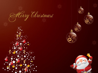 Merry Christmas Holiday Vacation Gifts Tree Happy Beautiful Santa