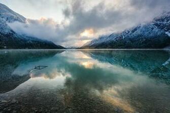 Lake Mountains Tirol Wallpaper