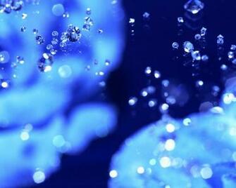 Cobalt Blue Crystal Wallpaper HD