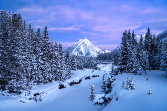 Canada Photography Mountain Winter Landscape Photos