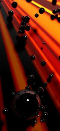 Bubbly Lines iPhone Xs Max Wallpaper HD Abstract 4k