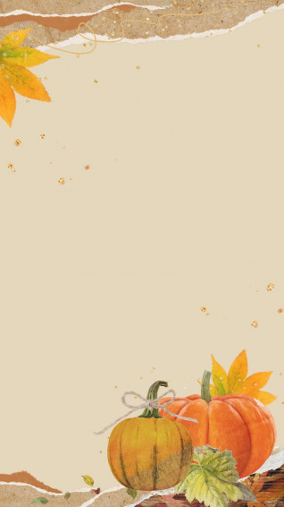 Aesthetic Autumn Pumpkin iPhone Wallpaper