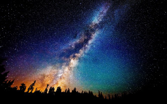 Milky Way Galaxy Wallpaper Top
