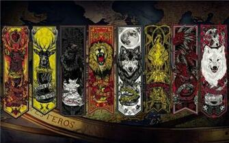Game Of Thrones House Banners Wallpaper