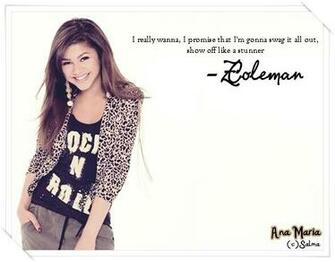 Zendaya Coleman Swag It Out Wallpaper By