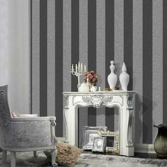 Shop By Brand Fine Decor Torino Black And Grey Stripe Wallpaper