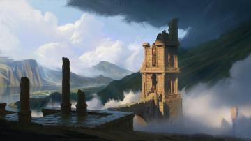 Chris Box Digital Landscape Artwork Wallpaper