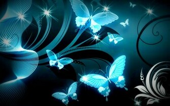 Blue Butterfly Wallpaper