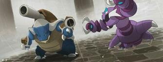 Pokemon Shiny Mega Blastoise And Drapion By