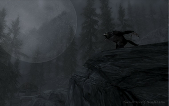 Skyrim Werewolf Wallpaper By Themerrywolf