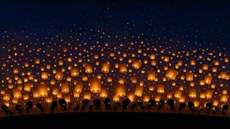 Kongming Latern Mac Wallpaper