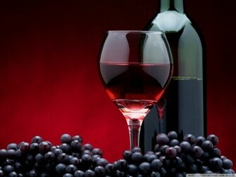 Wallpaper Red Wine Bottle