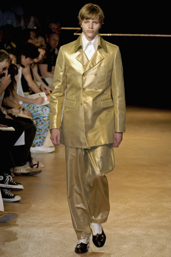 Comme Des Gar Ons Gold Suit Wallpaper