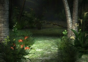 Jungle Background Clipart Cake