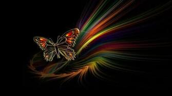Butterfly Abstract HD Desktop Wallpaper