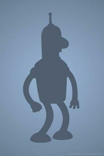 Bender Wallpaper iPhone Silhouette For
