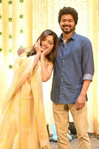 Thalapathy Vijay Rashmika Mandanna Begin Shooting For Their