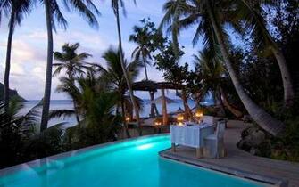 Dream Lit Pool At Night HD Desktop Wallpaper Widescreen High