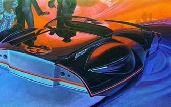 Futuristic Artwork Syd Mead Wallpaper