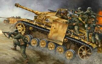 Stug G Platoon Tank Gbx25 Flames Of War Wallpaper