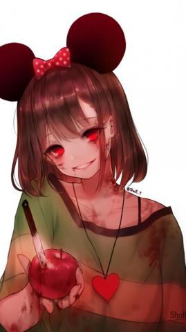 Anime Yandere Girl Wallpaper Sachi