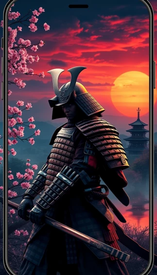 Samurai Phone Wallpaper
