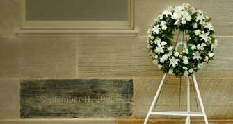 To A Memorial Stone Charred In The Attack At Pentagon