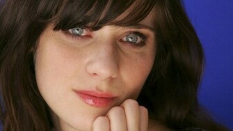 Zooey Deschanel Eyes HD Desktop Background Photos Wallpaper