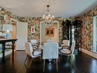 Schumacher Chiang Mai Dragon Wallpaper In Dining Room Maddie G